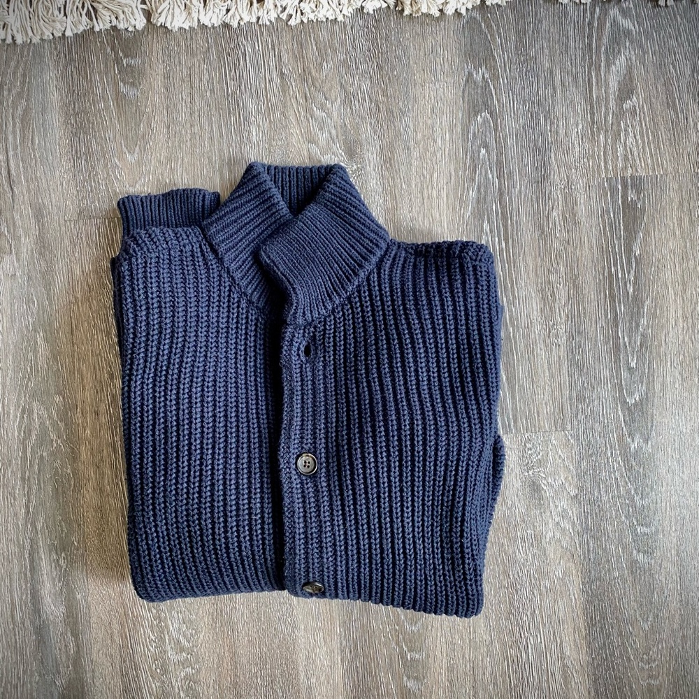 Bobobos cable knit cardigan sweater